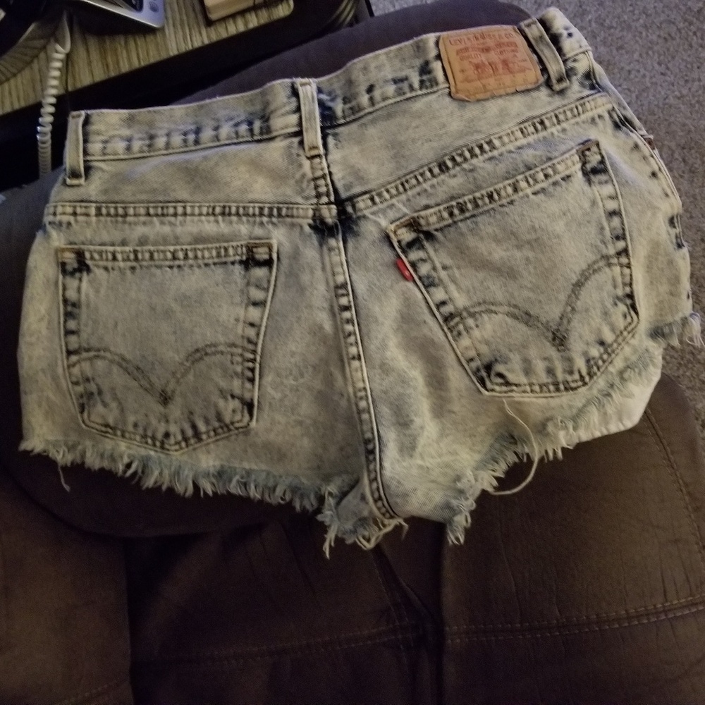Cut off Levi's shorts, Relaxed Fit, High-Waisted